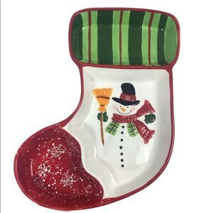 Home Accents Wishes and Wonders divided serving dish